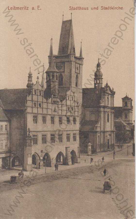  - Litoměřice (Leitmeritz)- radnice, kostel