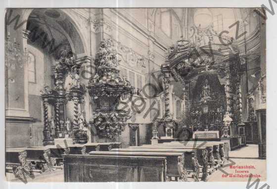  - Bohosudov (Mariaschein), vnitřek kostela