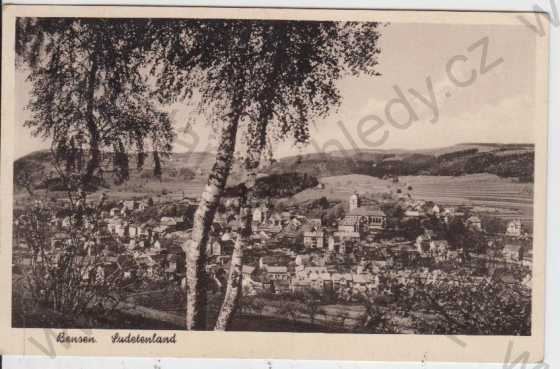  - Benešov nad Ploučnicí (Bensen), Sudetenland, celkový pohled