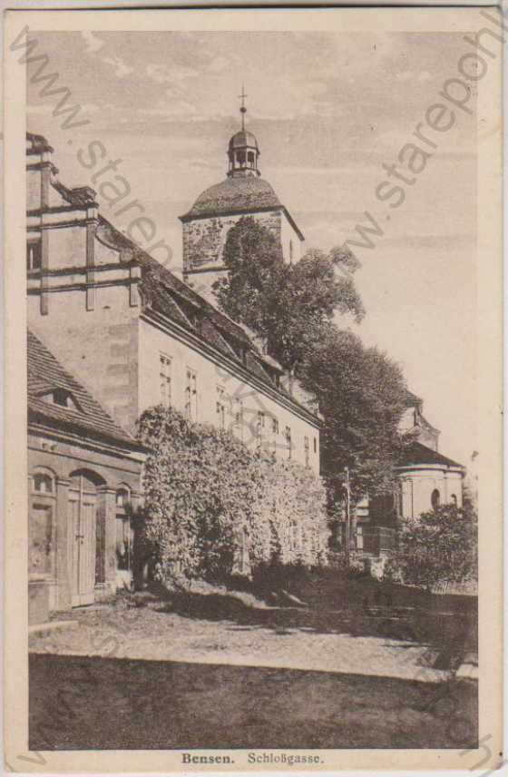  - Benešov nad Ploučnicí (Bensen, Schlossgasse), zámek - zahrada