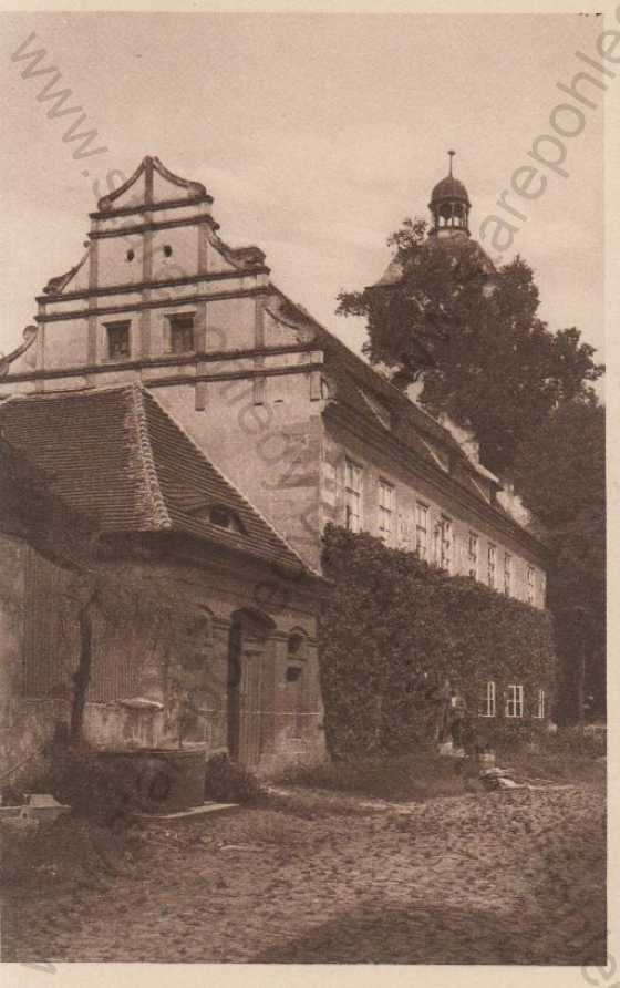  - Benešov nad Ploučnicí (Bensen), bývalý šlechtický dům, série ,,Heimatbilder aus Nordböhmen