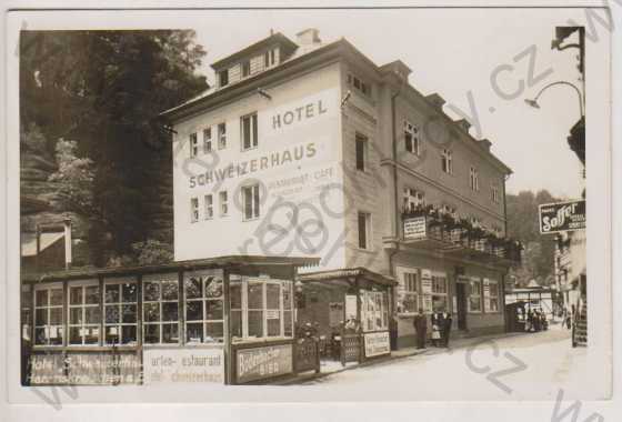  - Hřensko (Herrnskretschen a. E.), hotel Schweizerhaus