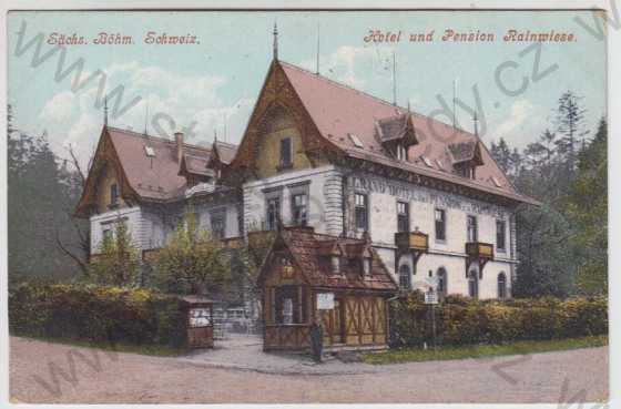 - Česko Saské Švýcarsko (Säsch. Böhm. Schweiz, Hotel a Pension Reinwiese