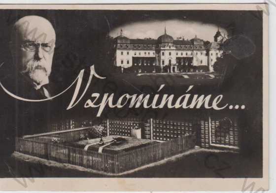  - Lány, zámek, T. G.Masaryk, hrobka, více záběrů, koláž