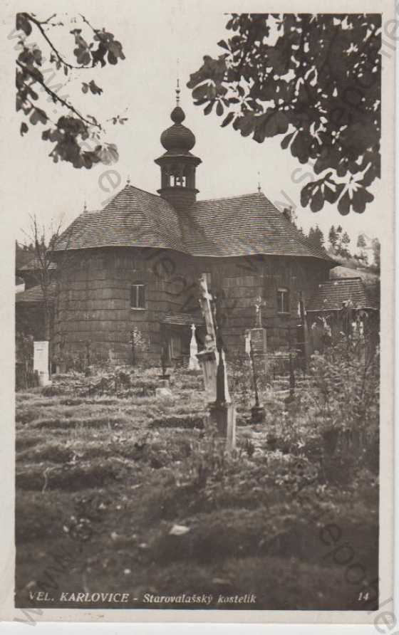  - Velké Karlovice, starovalašský kostel
