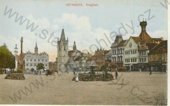  - Litoměřice (Leitmeritz)- náměstí, kolorovaná