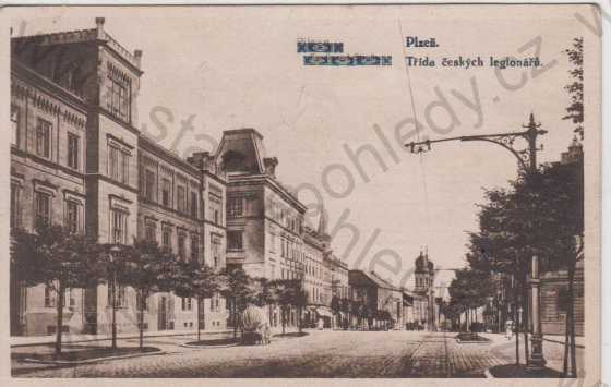  - Plzeň (Pilsen) - Třída českých legionářů, synagoga v pozadí