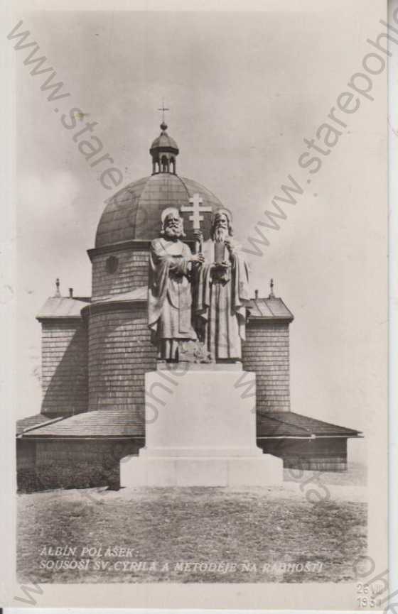  - Radhošť, Albín Polášek - socha sv. Cyrila a Metoděje