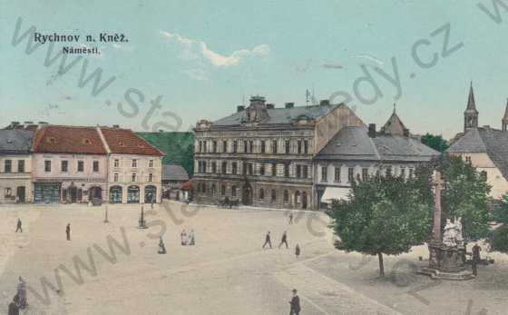  - Rychnov nad Kněžnou, náměstí, kolorovaná