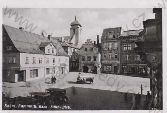  - Česká Kamenice (Böhm. Kamnitz), náměstí, AUTO