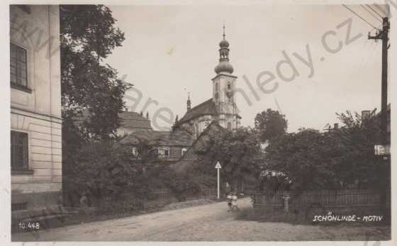  - Krásná Lípa (Schölinde), kostel - partie