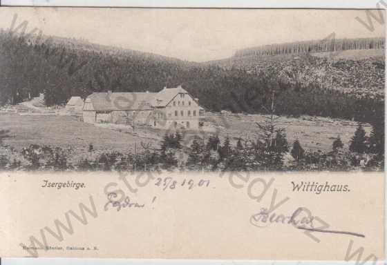  - Jizerské hory, Smědava - horská chata (Isergebirge, Wittighaus), DA