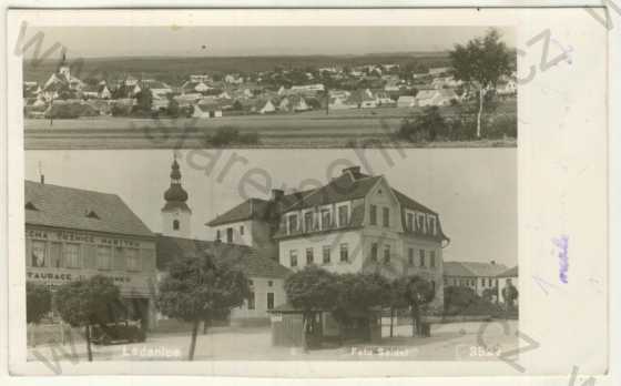  - Ledenice - celkový pohled, kostel, restaurace; foto Seidel