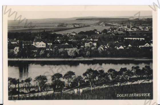  - Dolní Beřkovice, celkový pohled přes řeku na město