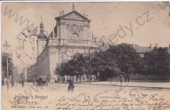  - Praha,celkový záběr na kostel sv.Ignáce,DA