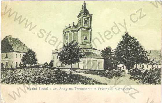  - Všeruby (Neumark) - Poutní kostel u sv. Anny (Tannaberg / Tannaberk)