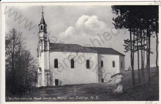  - Mutná(Mutten), celkový záběr poutního kostela Panny Marie Bolestné, foto Franz Mörtl 