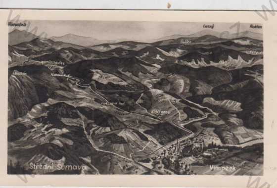  - Vimperk (Winterberg), horské panorama