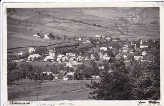  - Lichkov (Ústí nad Orlicí), celkový pohled na obec a kostel, foto Walter