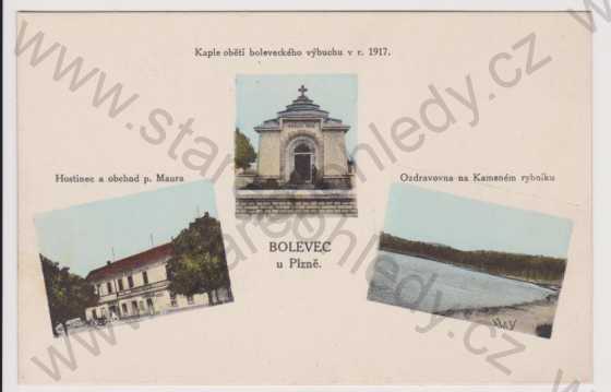  - Plzeň - Bolevec - kaple, hostinec a obchod, ozdravovna (Kamenný rybník)