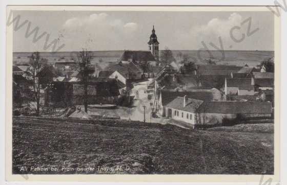  - Starý Petřín (Alt Petrein) - celkový pohled, kostel