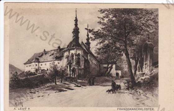  - Kadaň (Ústí nad Labem), Františkánský klášter, kresba