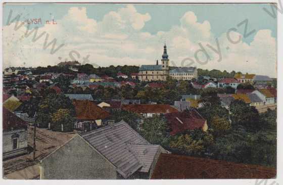  - Lysá nad Labem - celkový pohled, kolorovaná