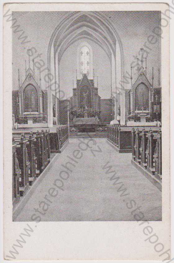  - Bohutín - kostel (vnitřek, oltář)