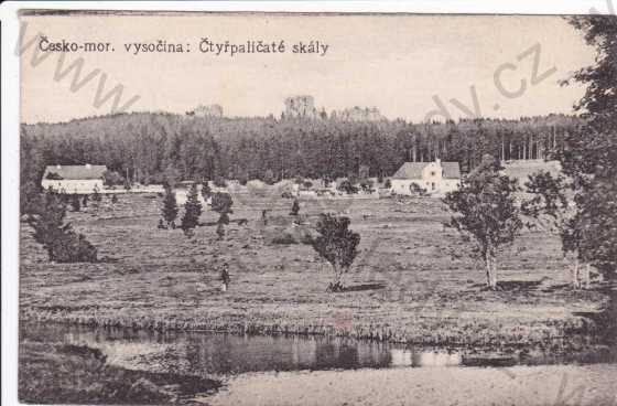  - České Milovy (Vysočina, Žďár nad Sázavou), skalní útvary 