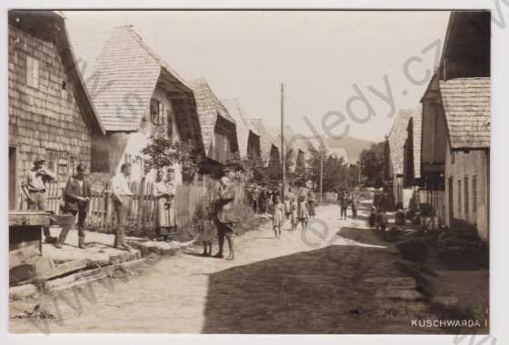  - Strážný / Kunžvart / Kuschwarda - ulice, chalupy, foto Wolf