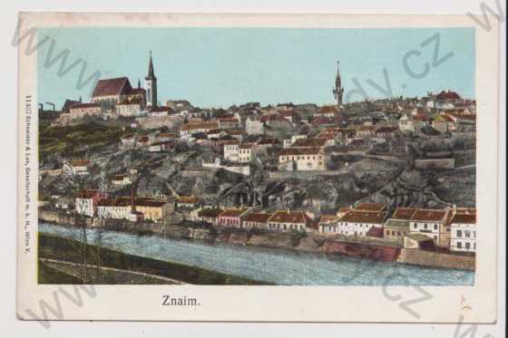  - Znojmo (Znaim) - celkový pohled, kolorovaná