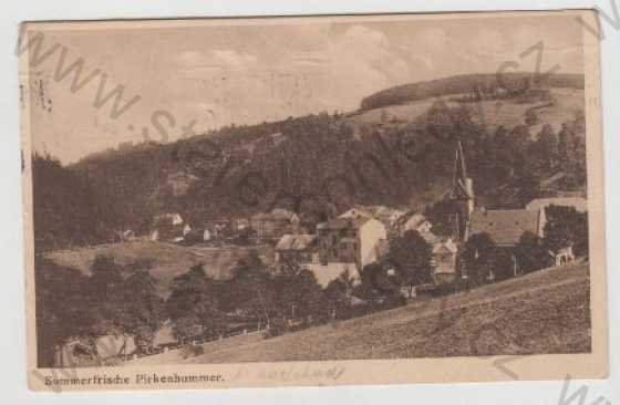  - Březová (Sommerfrische Pirkenhammer), pohled na město, les, louka