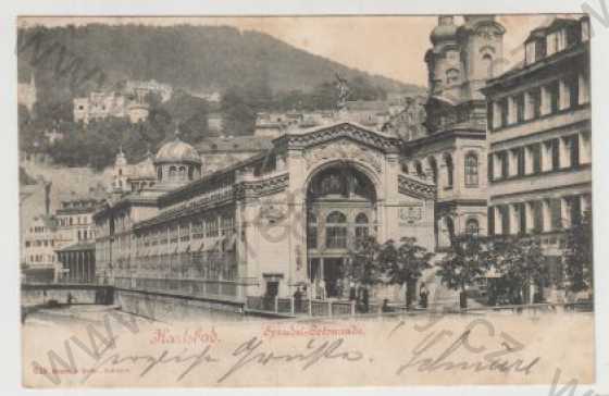  - Karlovy Vary (Karlsbad), kolonáda, pramen, DA