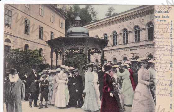  - Karlovy Vary (Karlsbad), zřídlo císaře Františka Josefa, kolorovaná, DA