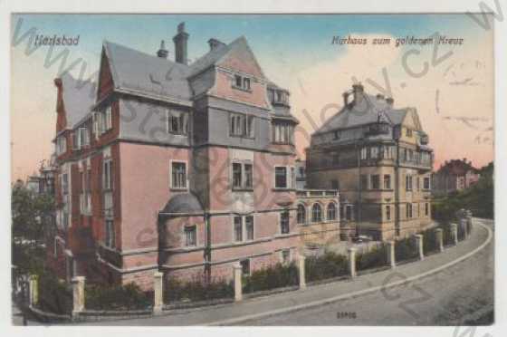  - Karlovy Vary (Karlsbad), léčebný dům, kolorovaná
