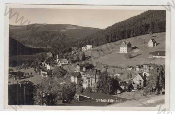  - Špindlerův mlýn (Spindlermühle), pohled na město