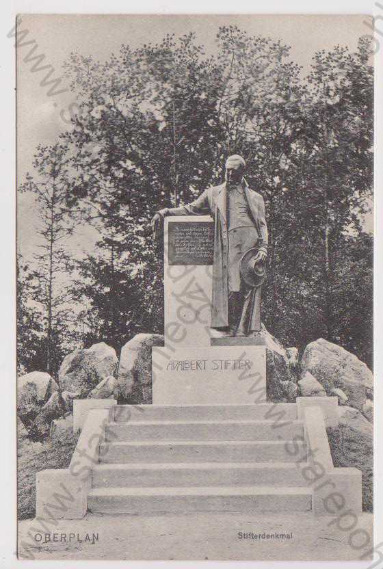  - Horní Planá (Oberplan) - pomník Adalbert Stifter