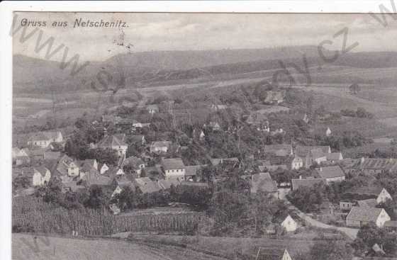  - Nečemice (Netschenitz), část obce Tuchoměřice, celkový pohled