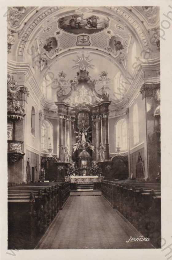  - Jevíčko (Moravská Třebová), interiér kostela, foto Neubert
