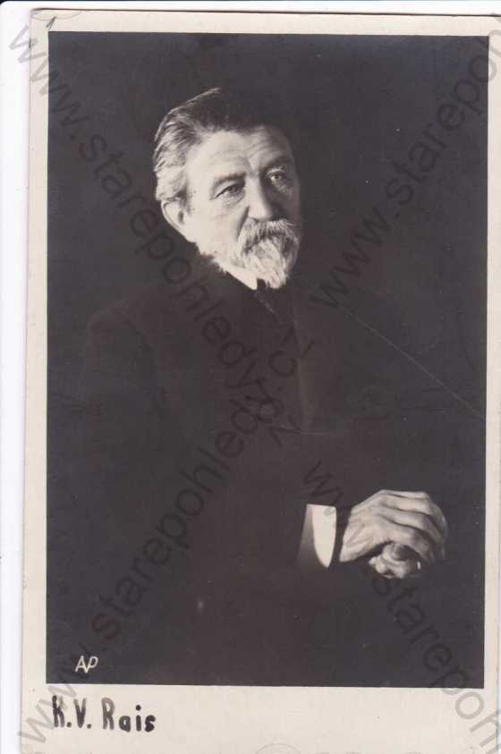  - Karel Václav Rais, český prozaik (1859-1926)