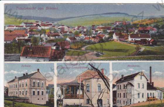  - Březina (Pardubice), více záběrů obce, kolorovaná
