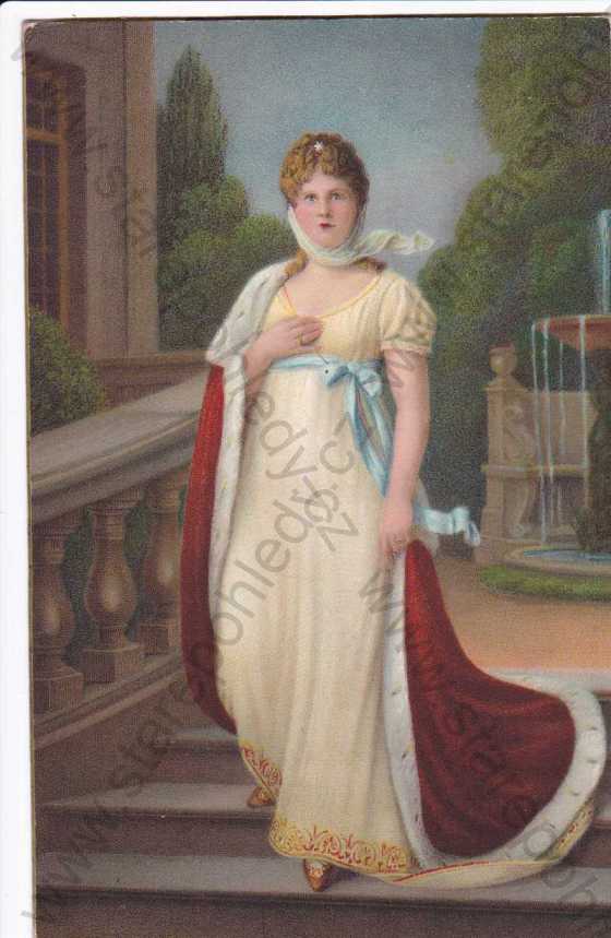  - Pruská královna Luisa, kresba Karl Lotzmann, foto Stengel