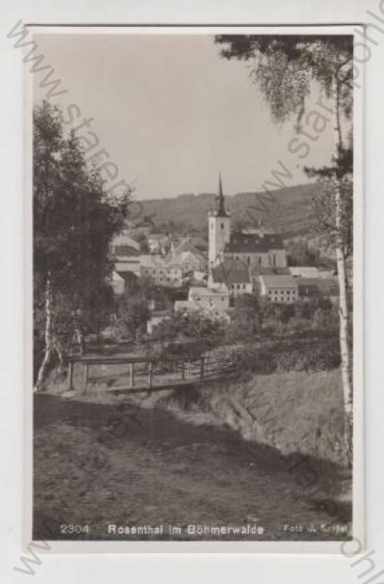  - Český Krumlov, Rožmitál na Šumavě, Kaplice, pohled na město