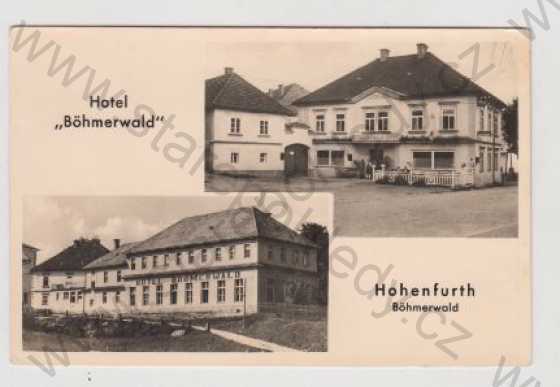  - Český Krumlov, Šumava, Vyšší Brod (Hohenfurth), hotel, reklamní