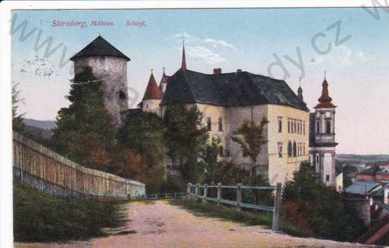  - Moravský Šternberk (Mähr. Sternberg), hrad, kresba