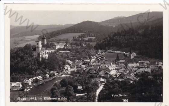  - Rožmberk nad Vltavou(Rosenberg im Böhmerwalde), celkový pohled, foto J.Seidel