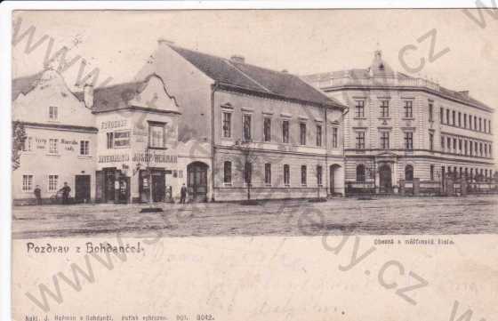  - Lázně Bohdaneč, obecná a měšťanská škola, budova - 
