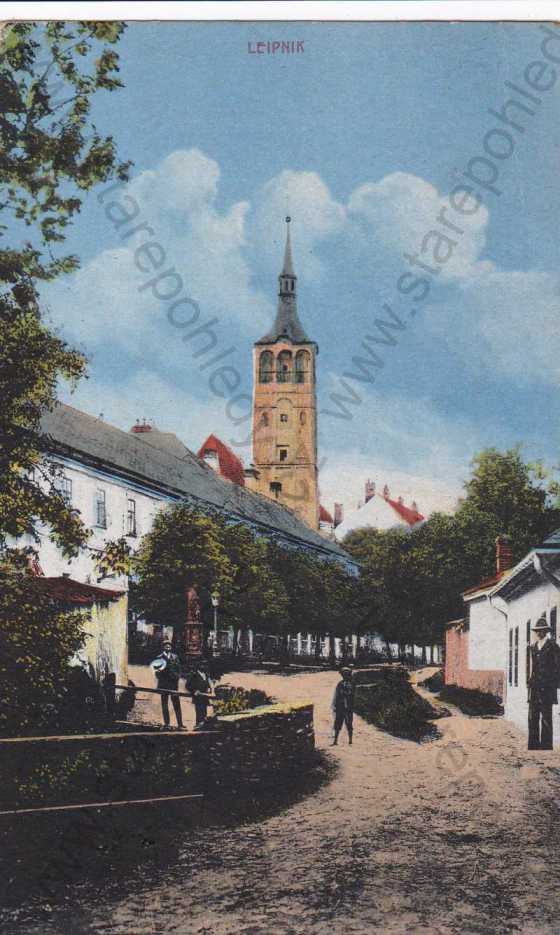  - Lipník nad Bečvou (Leipnik), kostel sv.Jakuba Většího, kolorovaná
