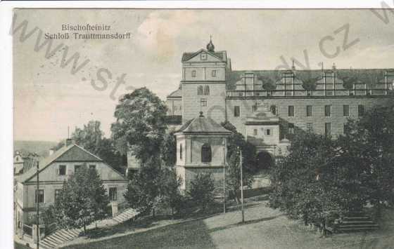  - Horšovský Týn (Bischofteinitz), zámek, kolorovaná