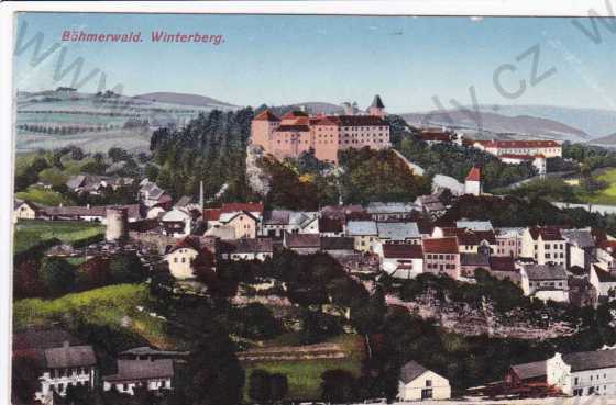  - Vimperk (Winterberg), město a zámek, kresba